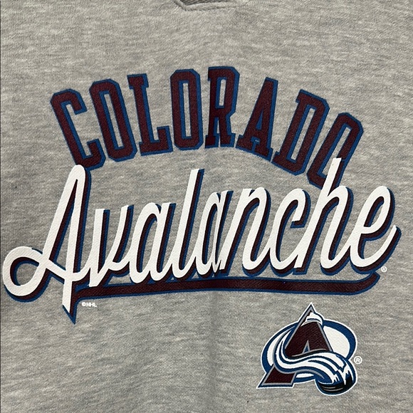 Fanatics Gray Colorado Avalanche Oversized Hoodie - Picture 3 of 4